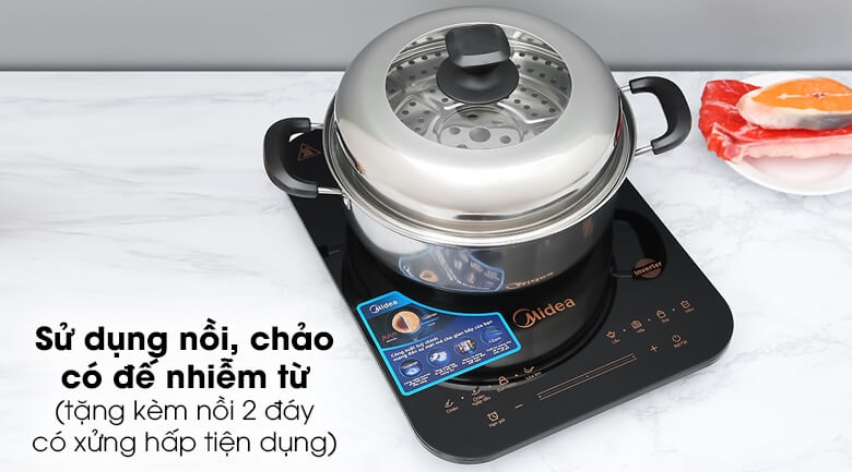 Bếp Điện Từ Midea MI-T2121DA 4