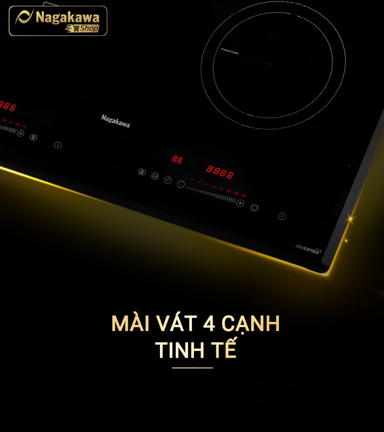 Bếp Âm Đôi Từ Hồng Ngoại Premium Nagakawa NAG1252M