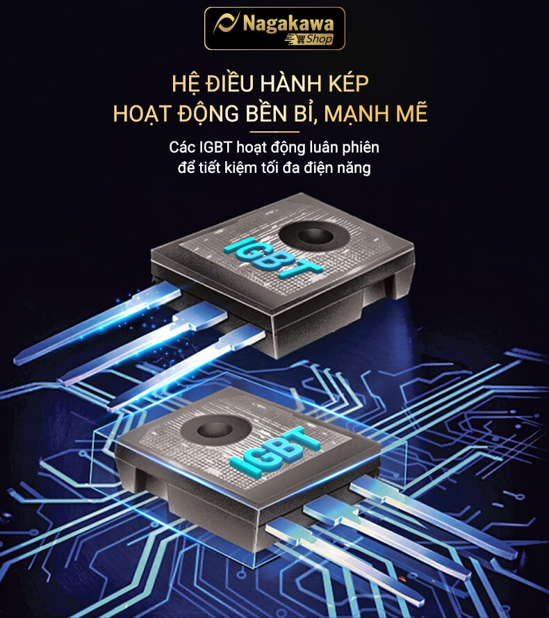 Bếp Âm Đôi Từ Hồng Ngoại Premium Nagakawa NAG1252M
