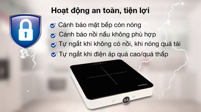 Bếp từ đơn Hafele HSI-21FW 8