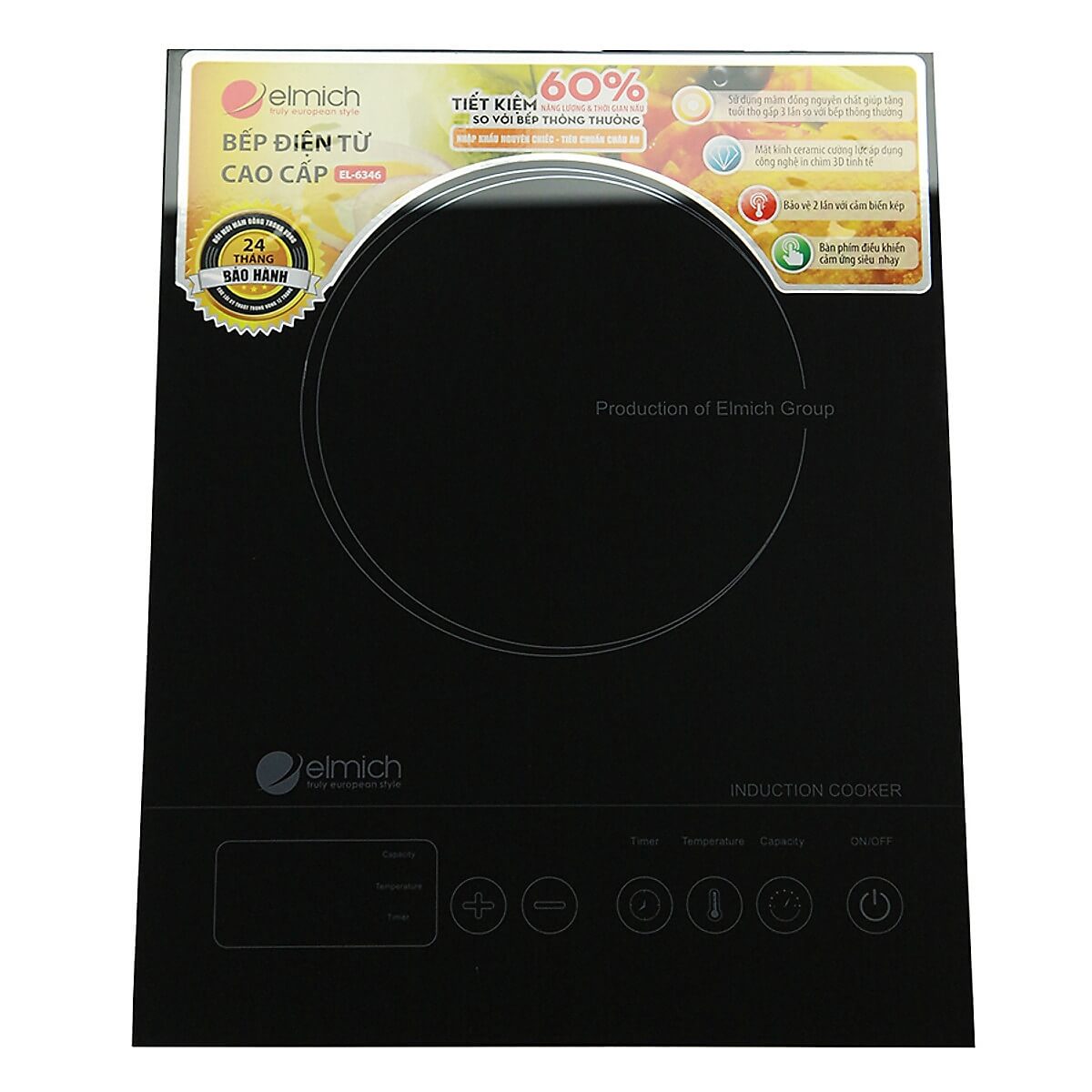 Bếp Điện Từ Elmich EL6346 (2000W)