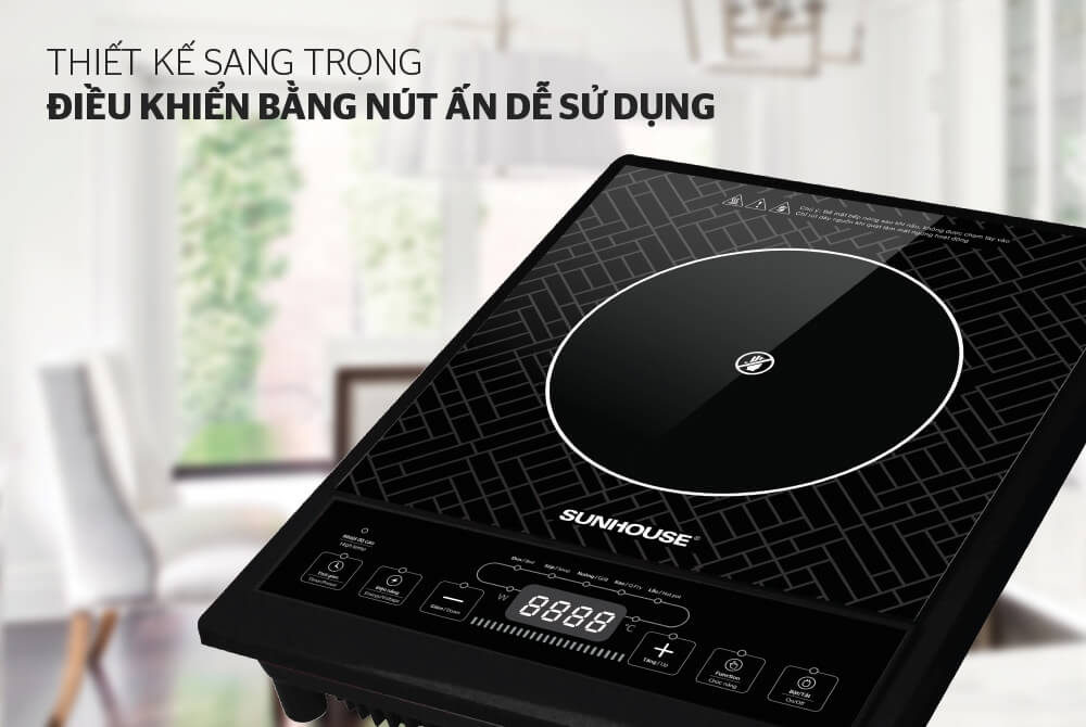 Bếp Hồng Ngoại Cảm Ứng Sunhouse SHD 6011 (2000W) 1