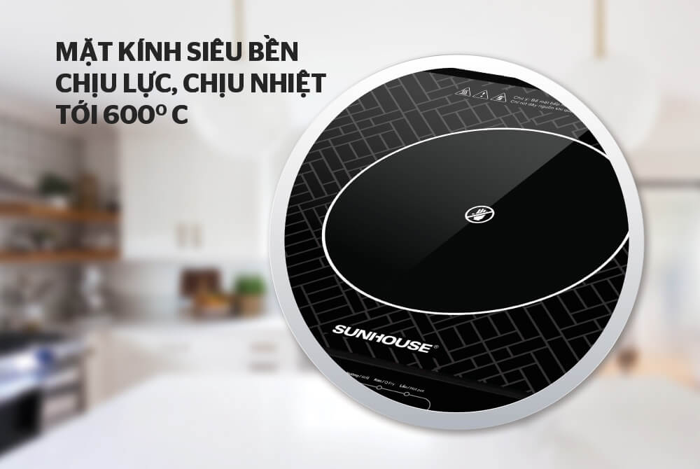 Bếp Hồng Ngoại Cảm Ứng Sunhouse SHD 6011 (2000W) 3