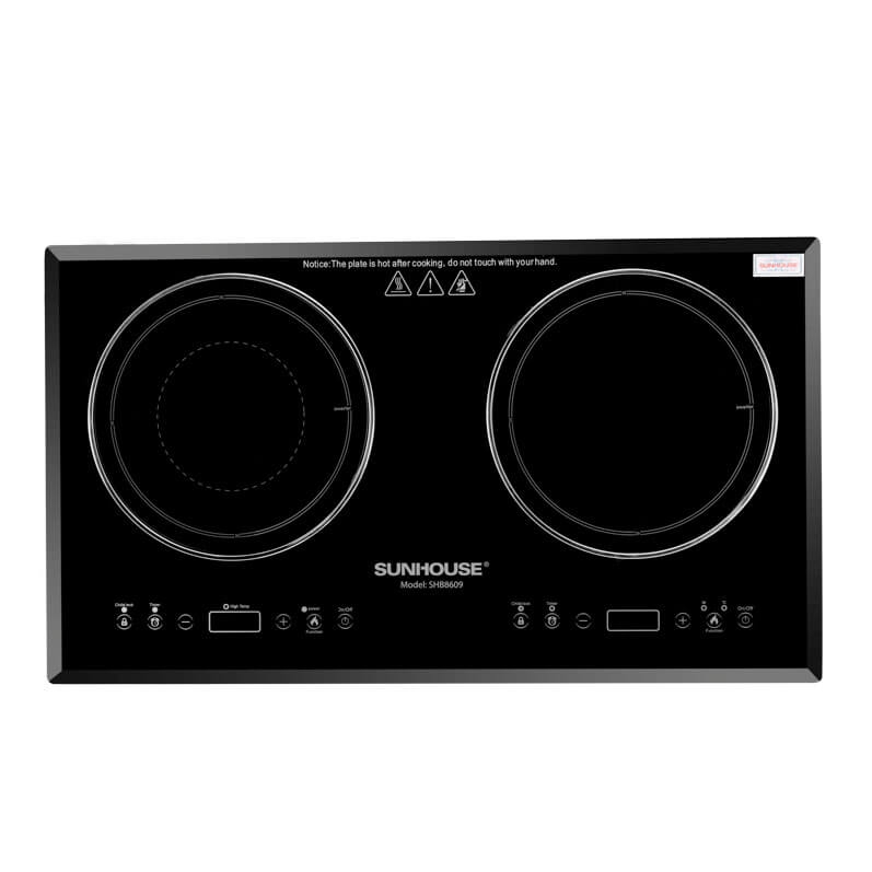 Bếp Đôi Điện Từ Hồng Ngoại Sunhouse SHB8609 (3600W)