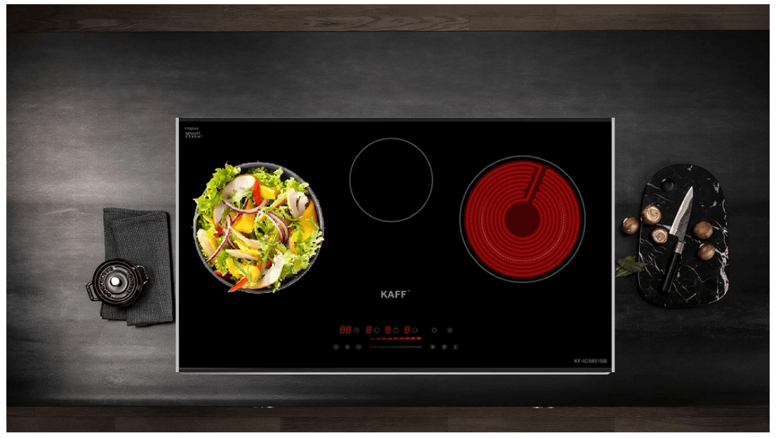 Bếp 2 Từ Kết Hợp 1 Hồng Ngoại KAFF KF-IC5801SB 1