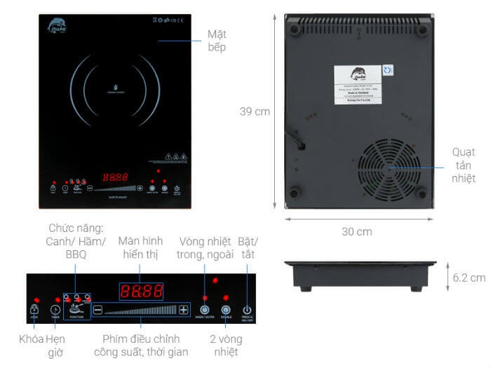 Bếp Đơn Hồng Ngoại Iruka I-110 3