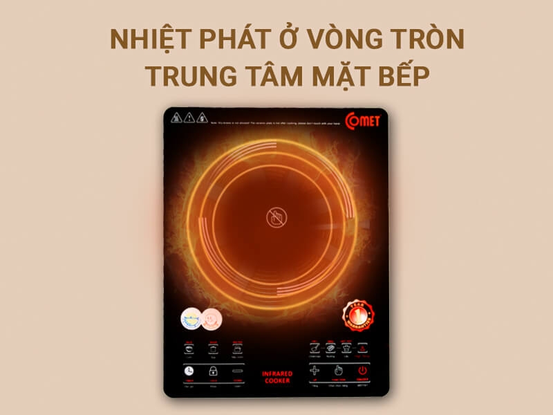 Bếp Hồng Ngoại Comet CM5536 2