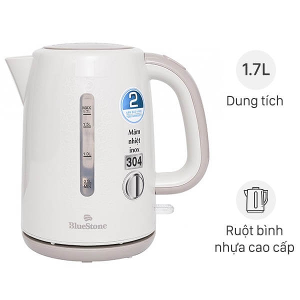 Ấm Đun Siêu Tốc Bluestone KTB-3335 1.7L