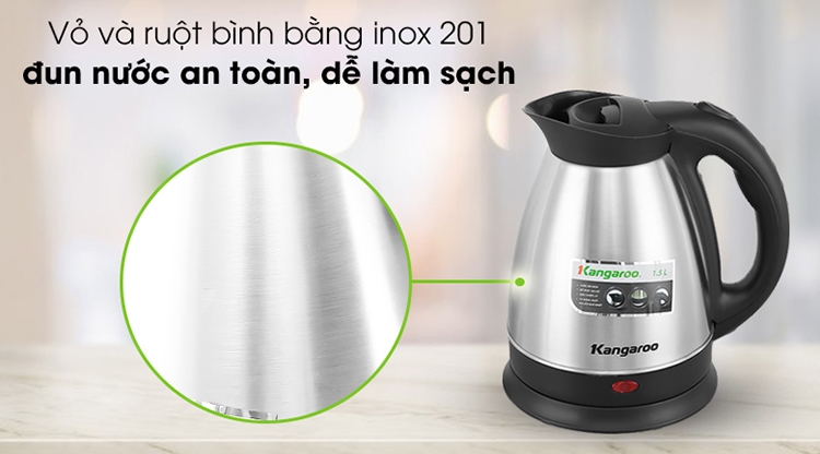 Bình Siêu Tốc Kangaroo 1.5 Lít KG15SK3 2 