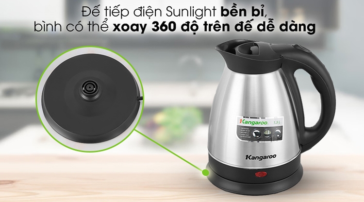 Bình Siêu Tốc Kangaroo 1.5 Lít KG15SK3 4 