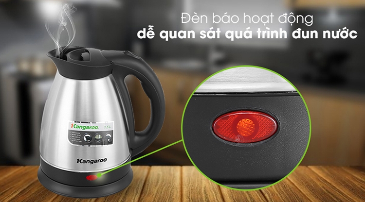Bình Đun Siêu Tốc Kangaroo 1.5L KG15SK3 5 