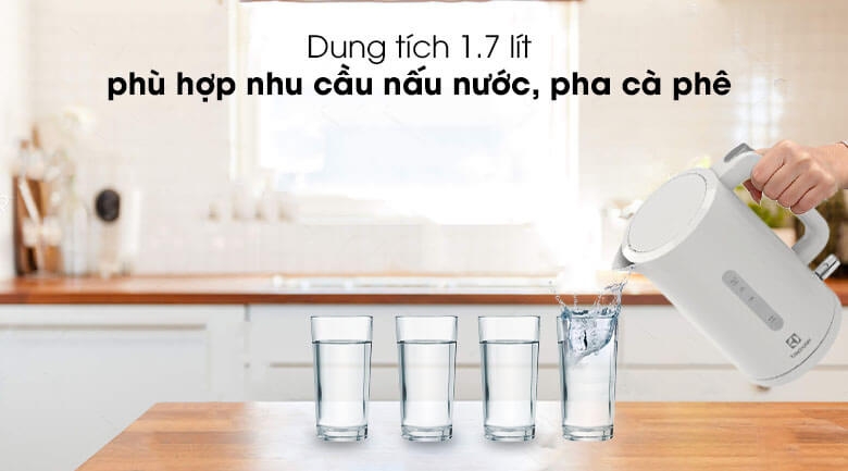 Bình Đun Nước Siêu Tốc Electrolux E2EK1-100W 1.7L 2