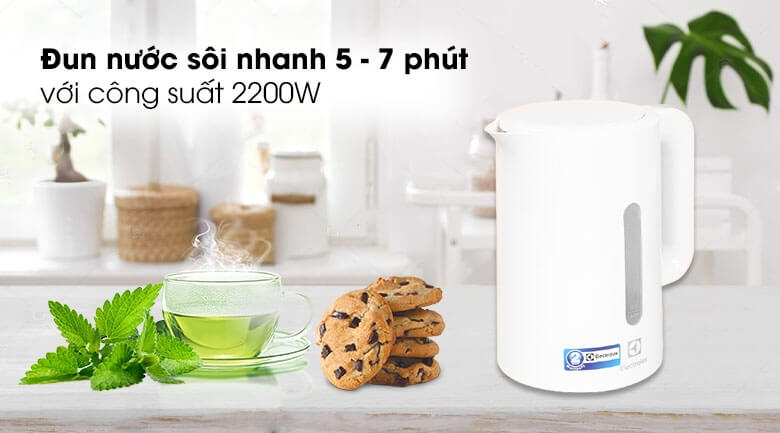 Bình Đun Nước Siêu Tốc Electrolux E2EK1-100W 1.7L 3