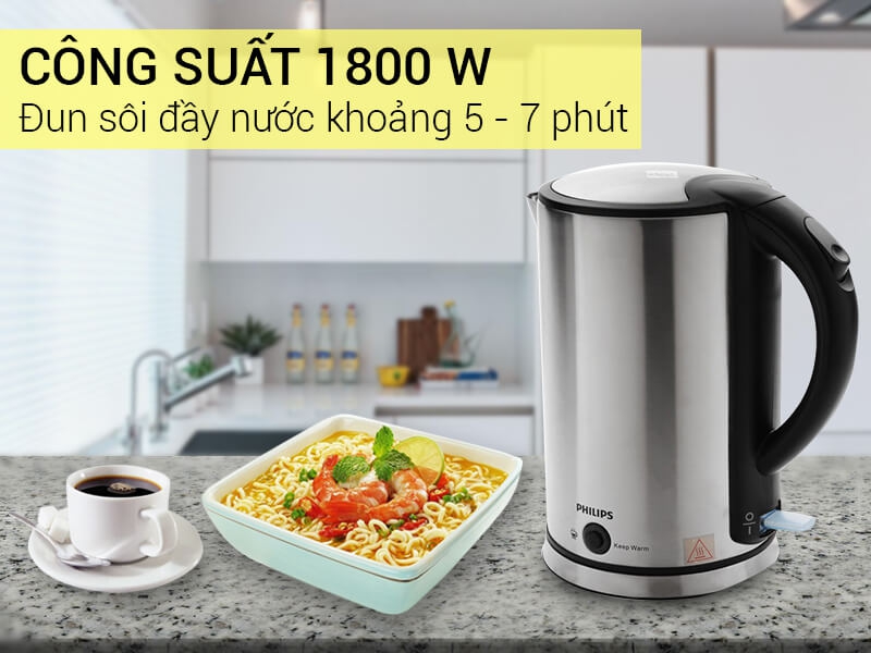 Bình Đun Siêu Tốc Philips HD9316 (1.7L)