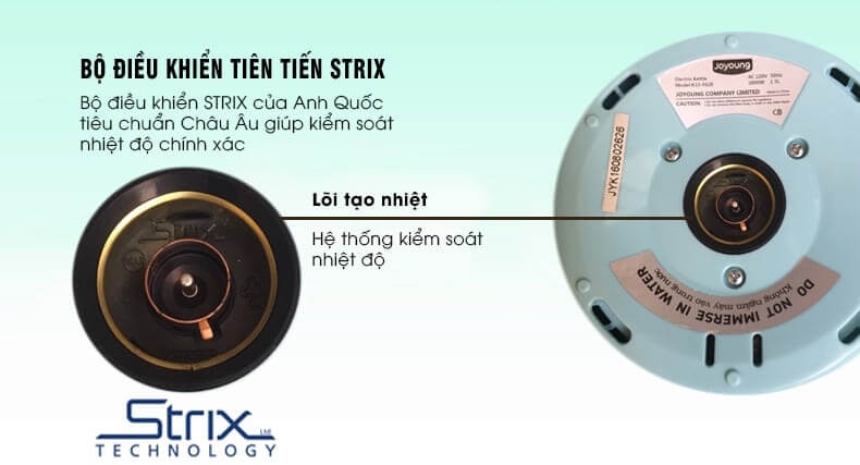 Bình Đun Siêu Tốc 2 Lớp Inox 304 Joyoung K15-F628 - 1.5L 3