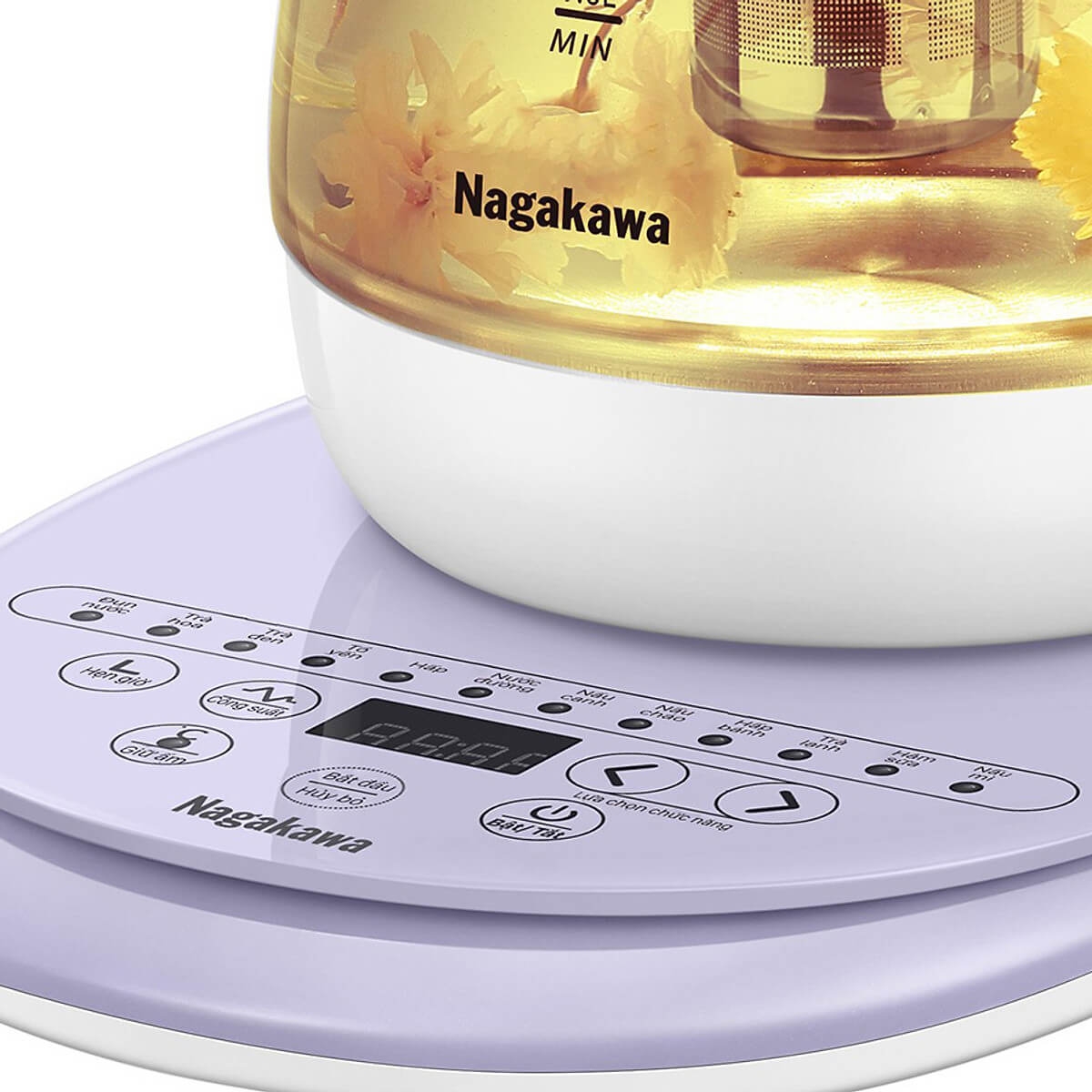 Ấm Siêu Tốc Thuỷ Tinh Đa Năng Nagakawa NAG0316