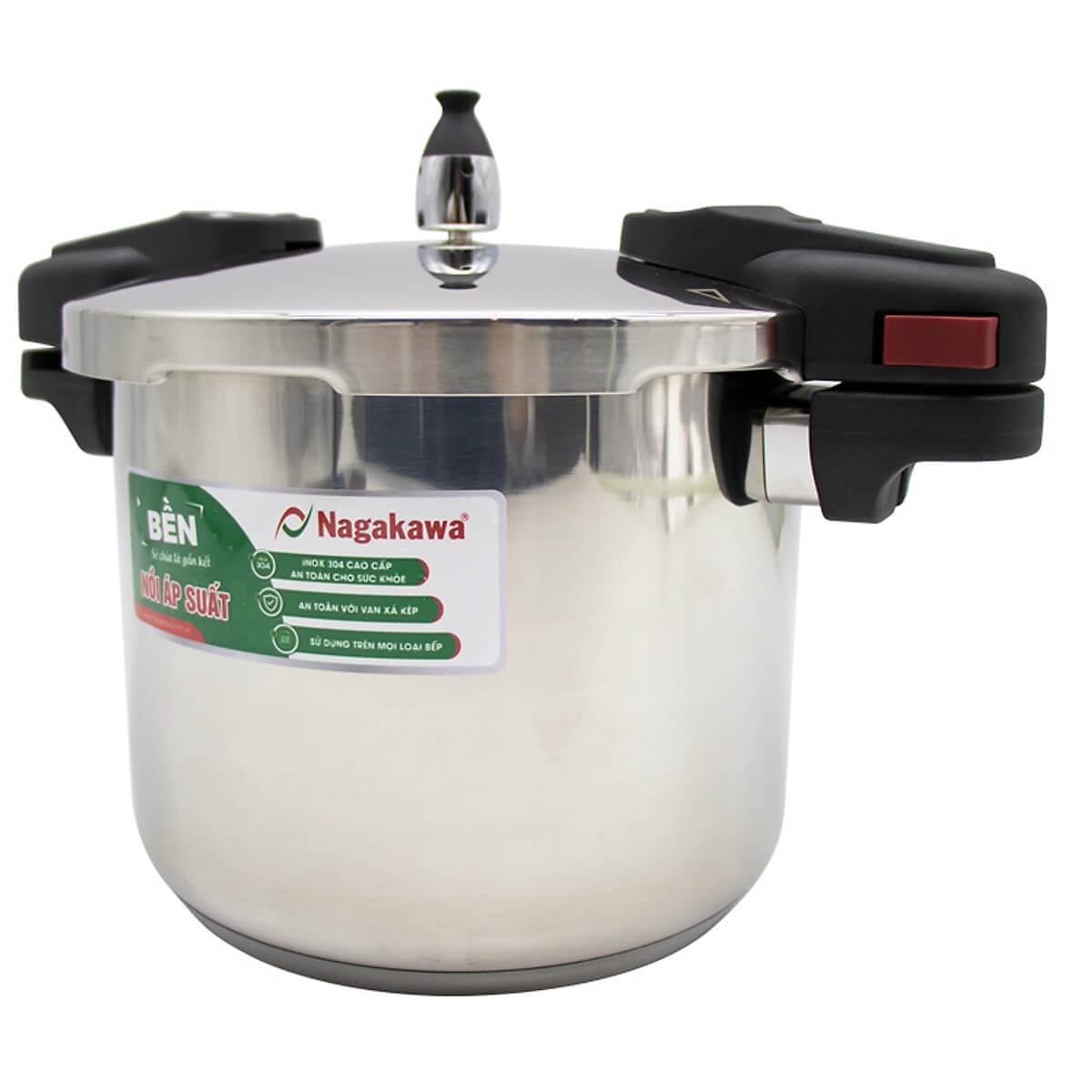 Nồi Áp Suất Cơ Inox Cao Cấp Đáy Từ Nagakawa NAG1452 (5L)