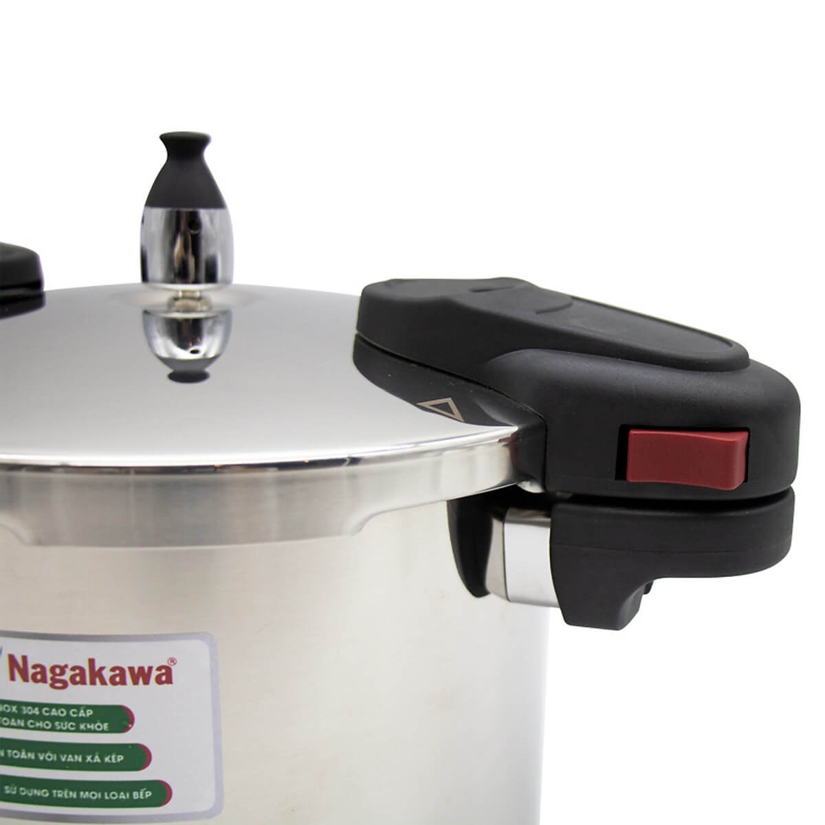Nồi Áp Suất Cơ Inox Cao Cấp Đáy Từ Nagakawa NAG1452 (5L)