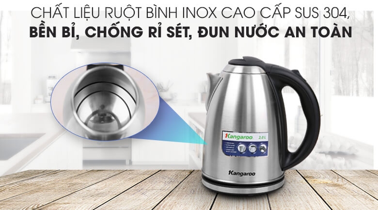 Bình Đun Siêu Tốc Kangaroo KG20SK3 (2.0 Lít) 5