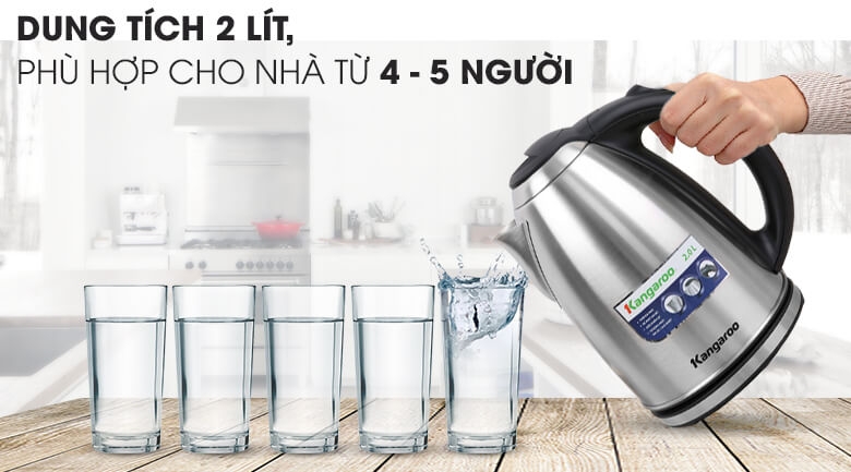 Bình Đun Siêu Tốc Kangaroo KG20SK3 (2.0 Lít) 2