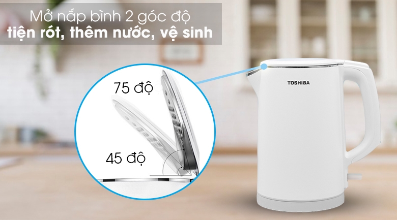 Bình đun siêu tốc Toshiba KT-15DS1PV