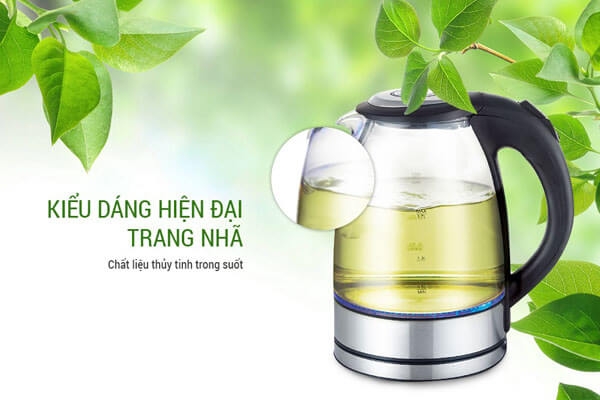 Ấm Điện Đun Nước Thủy Tinh Lock&Lock EJK317BLK (1.7L) 1