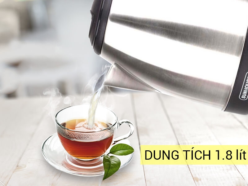 Ấm Siêu Tốc Inox Sunhouse SHD1182 2