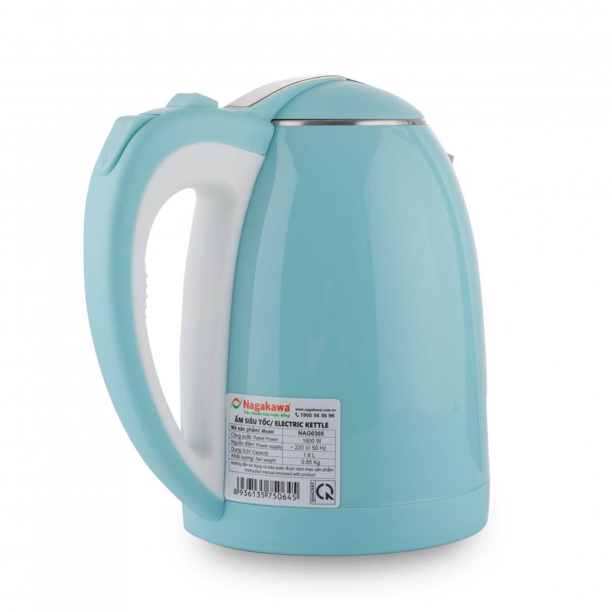 Ấm Siêu Tốc Nagakawa NAG0305 (1.8 Lít)