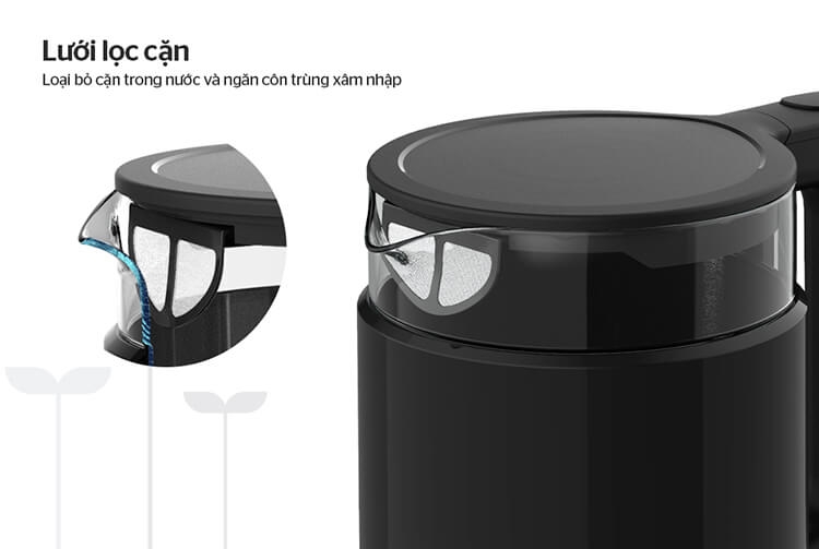 Ấm Siêu Tốc Thủy Tinh Sunhouse SHD1330 (1.7 Lít) 5