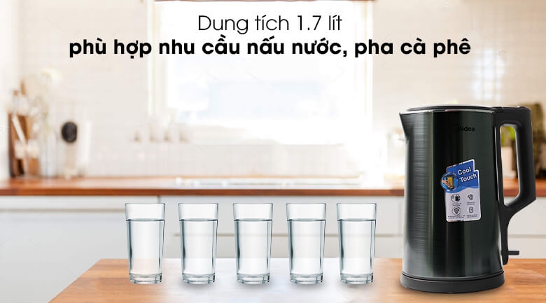 Bình Đun Siêu Tốc Midea MK-317DC 1