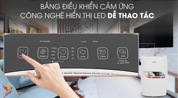 Máy Lọc Không Khí Toshiba CAF-N30(W)VN 4