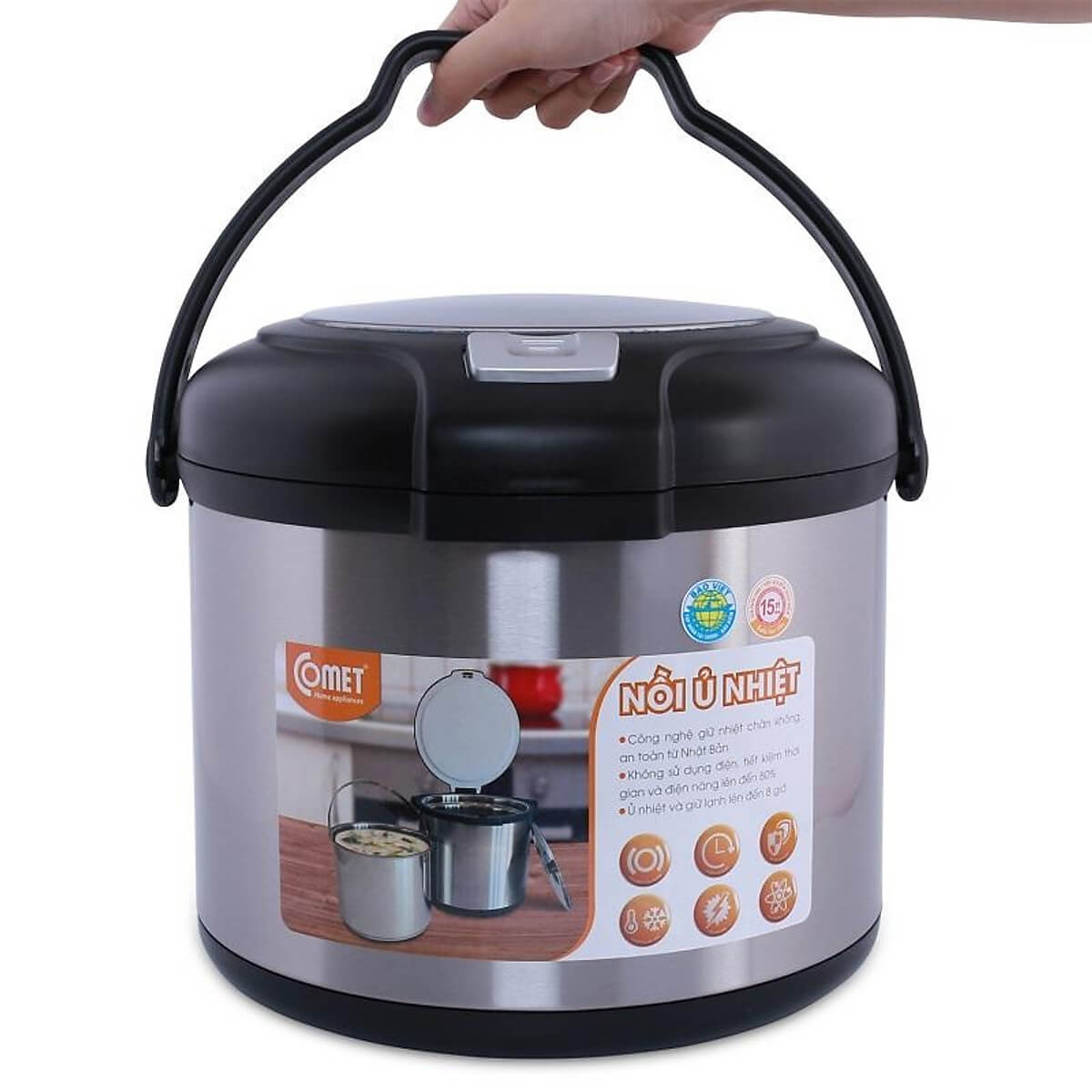Nồi Ủ Nhiệt Comet CM7661 5.0L