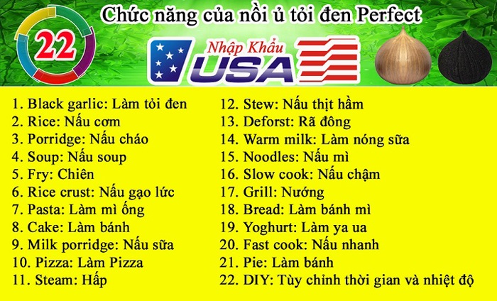 Máy Làm Tỏi Đen Perfect PF-MC108