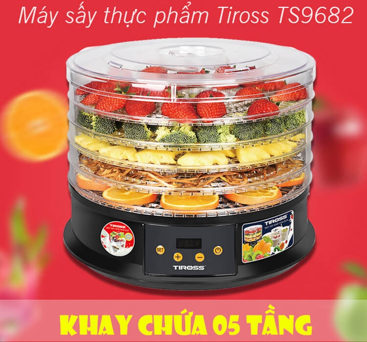 Máy Sấy Thực Phẩm - Làm Sữa Chua Tiross TS9682 2