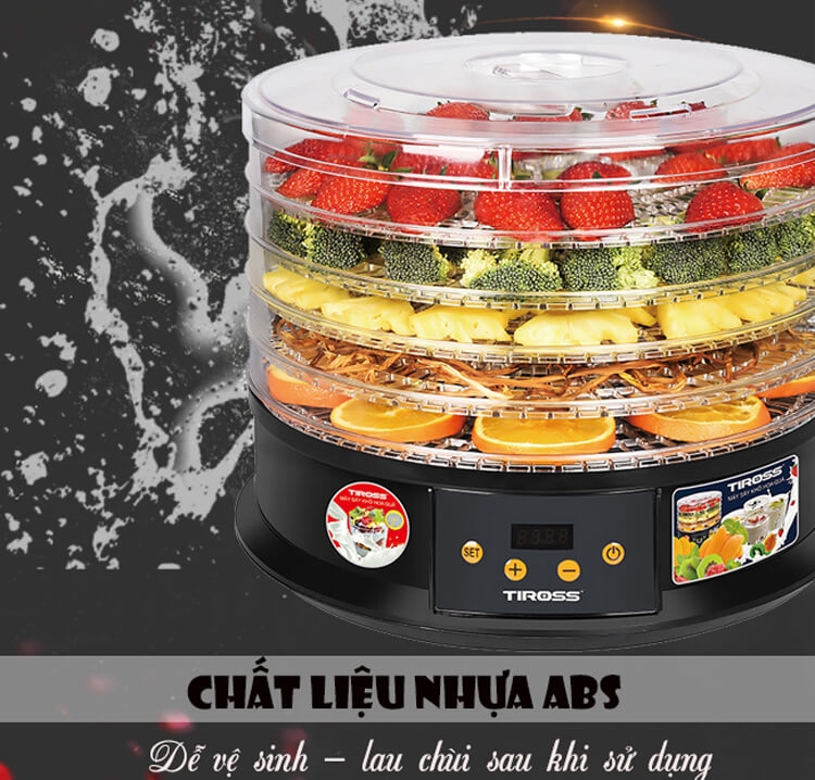 Máy Sấy Thực Phẩm - Làm Sữa Chua Tiross TS9682 3