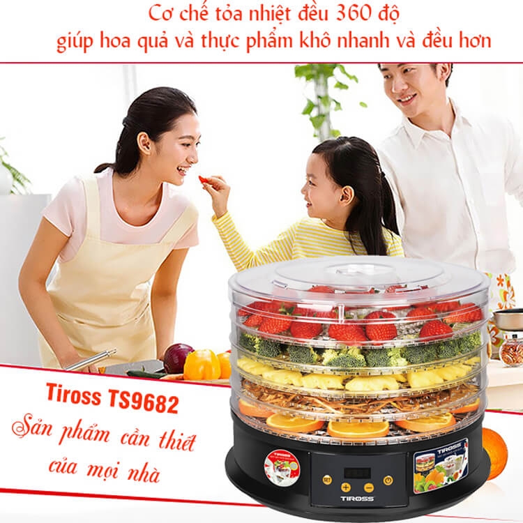 Máy Sấy Thực Phẩm - Làm Sữa Chua Tiross TS9682 4
