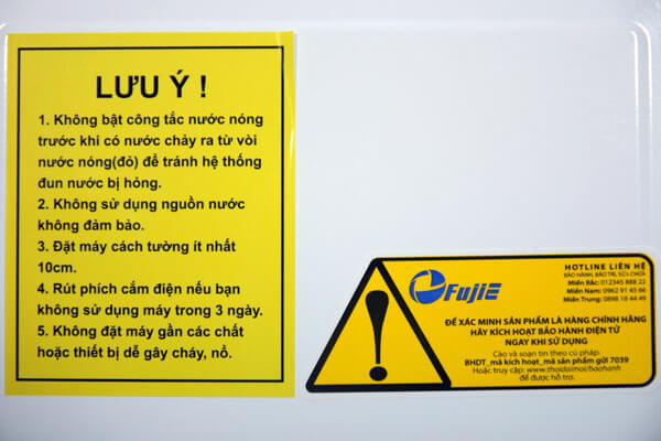 Cây Nước Nóng Lạnh 2 Vòi FUJIE WD1105E 3