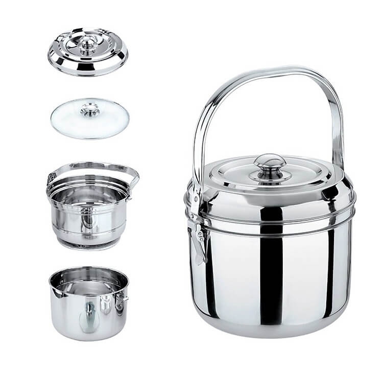 Nồi Ủ Nhiệt Inox Mishio MK187 5.4L 1