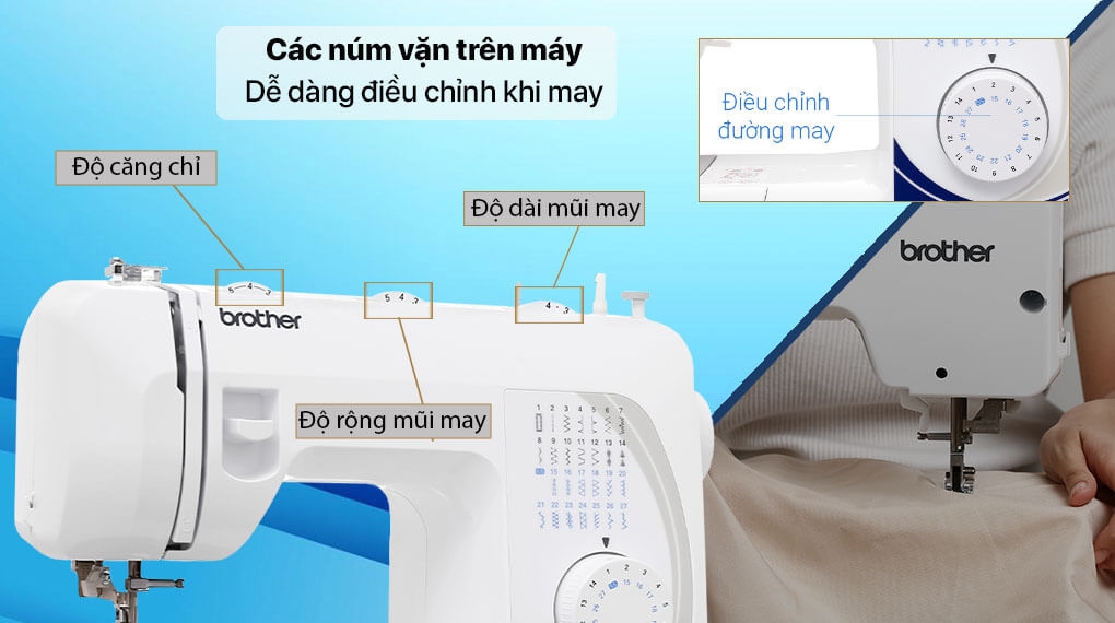 Máy May Brother GS2700 6