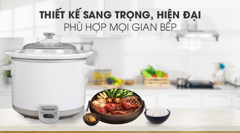 Nồi Nấu Chậm Ninh Hầm Đa Năng Panasonic 1.5 Lít NF-N15SRA 5