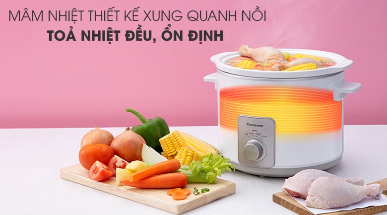 Nồi Nấu Chậm Ninh Hầm Đa Năng Panasonic NF-N50ASRA 1
