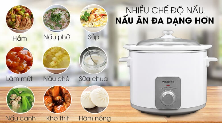 Nồi Nấu Chậm Ninh Hầm Đa Năng Panasonic NF-N50ASRA 7