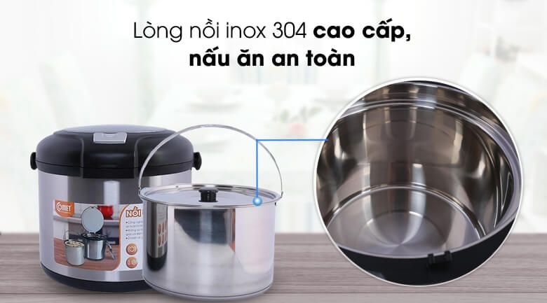 Nồi Ủ Nhiệt Comet CM7661 5.0L 3