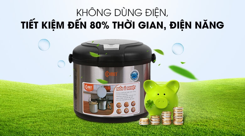 Nồi Ủ Nhiệt Comet CM7661 5.0L 6