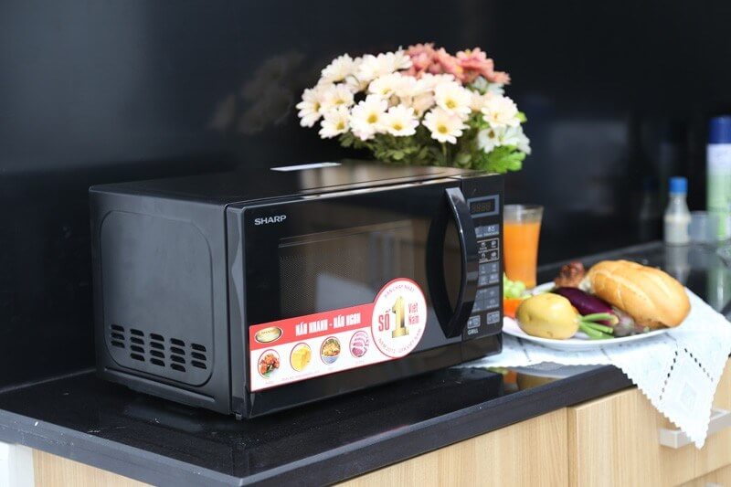 Lò Vi Sóng Điện Tử Có Nướng Sharp R-G273VN-B - 20L (Đen)