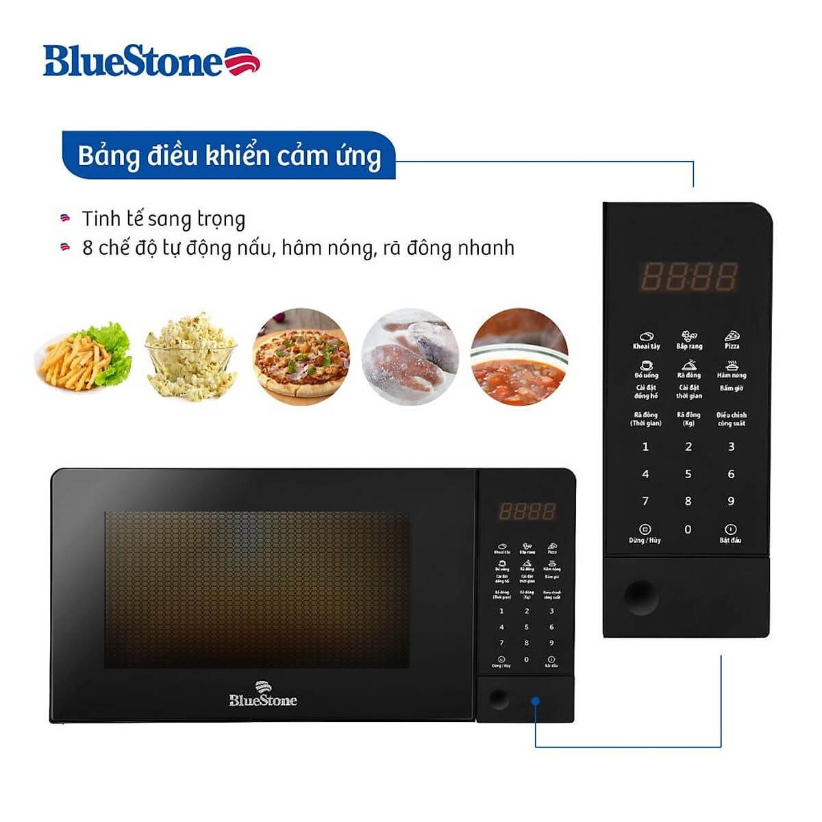 Lò Vi Sóng Điện Tử BlueStone MOB-7816 (20 lít) 1
