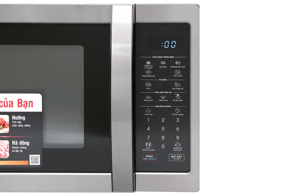Lò Vi Sóng Điện Tử Có Nướng Sharp R-G728XVN-BST (28 Lít)