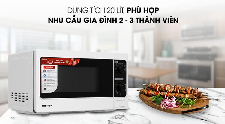 Lò Vi Sóng TOSHIBA ER-SM20(W1)VN 4