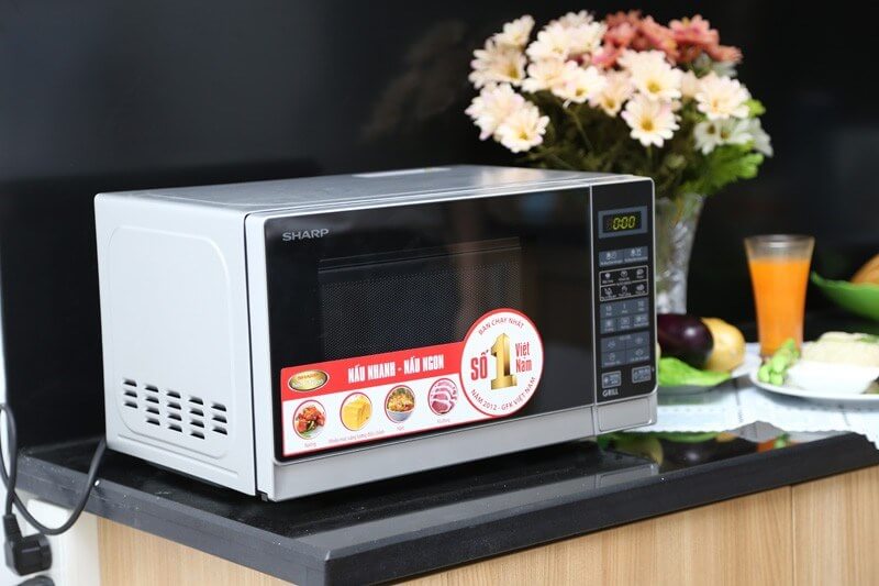 Lò Vi Sóng Điện Tử Có Nướng Sharp R-G272VN-S 1