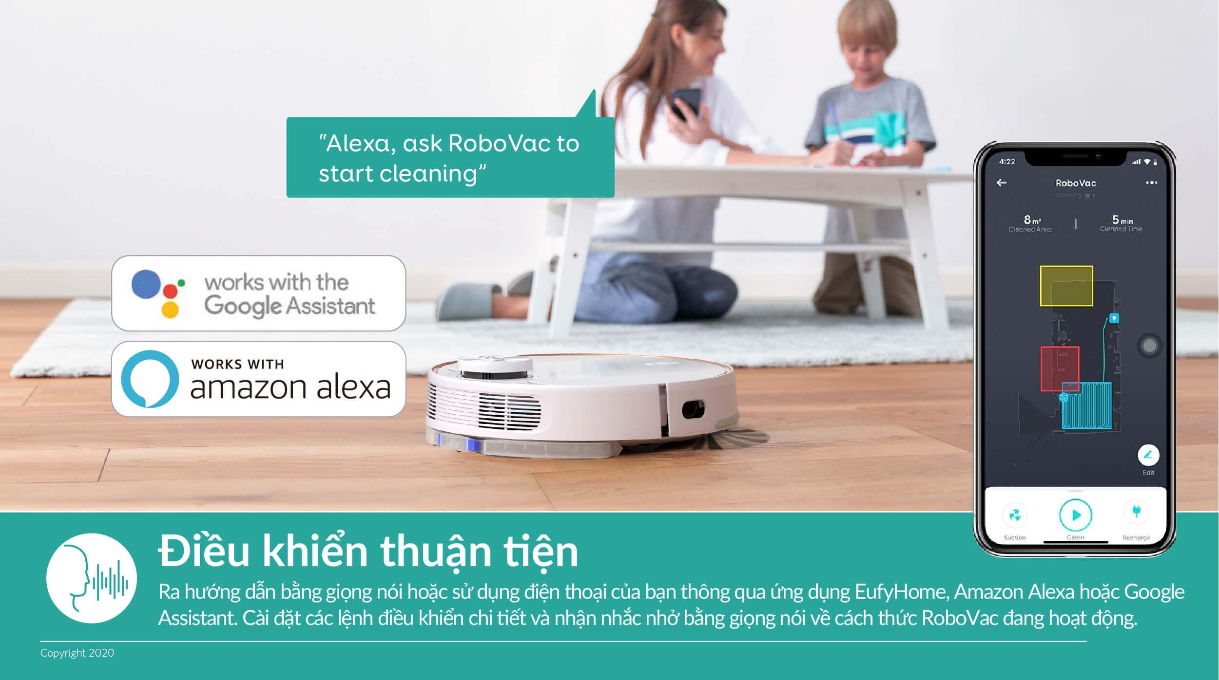 Robot Hút Bụi Lau Nhà Thông Minh Eufy RoboVac L70 Hydrid - T2190 6